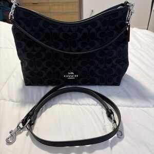 Coach laurel in black denim